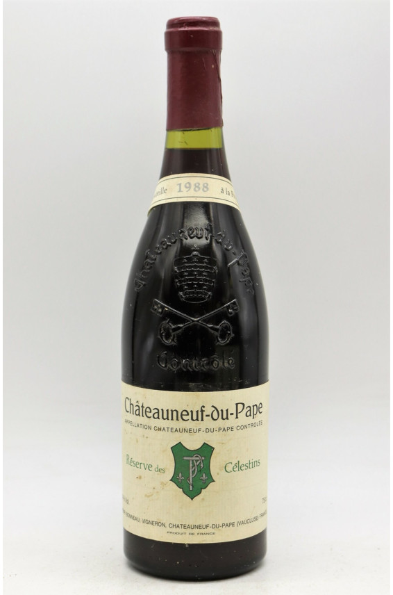 Henri Bonneau Châteauneuf du Pape Réserve des Célestins 1988