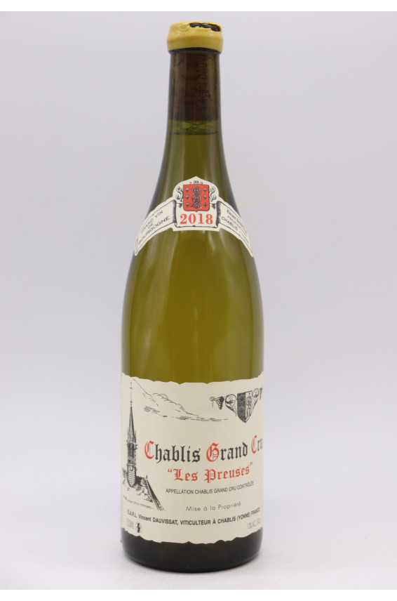 Vincent Dauvissat Chablis Grand cru Les Preuses 2018