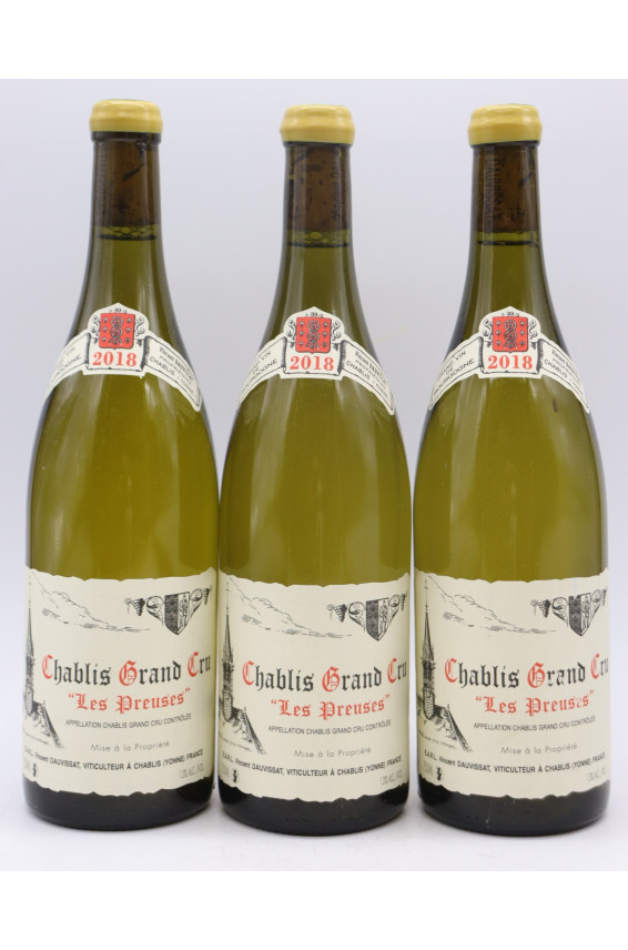 Vincent Dauvissat Chablis Grand cru Les Preuses 2018