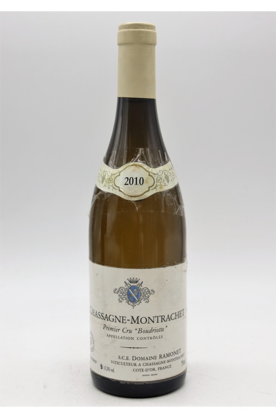 Ramonet Chassagne Montrachet 1er cru Boudriottes 2010 blanc