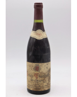 Jean Claude Fourrier Gevrey Chambertin 1er cru Clos Saint Jacques 1985 -5% DISCOUNT !