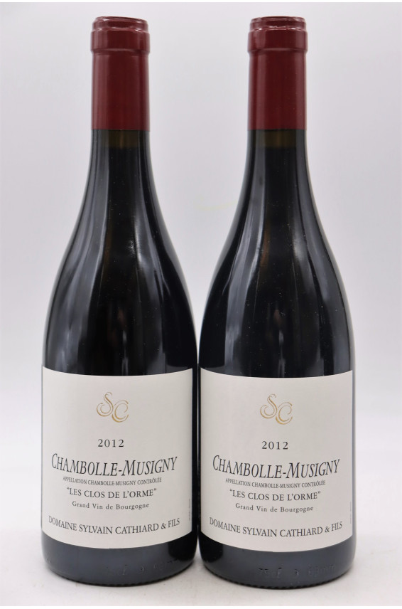 Sylvain Cathiard Chambolle Musigny Les Clos de l'Orme 2012