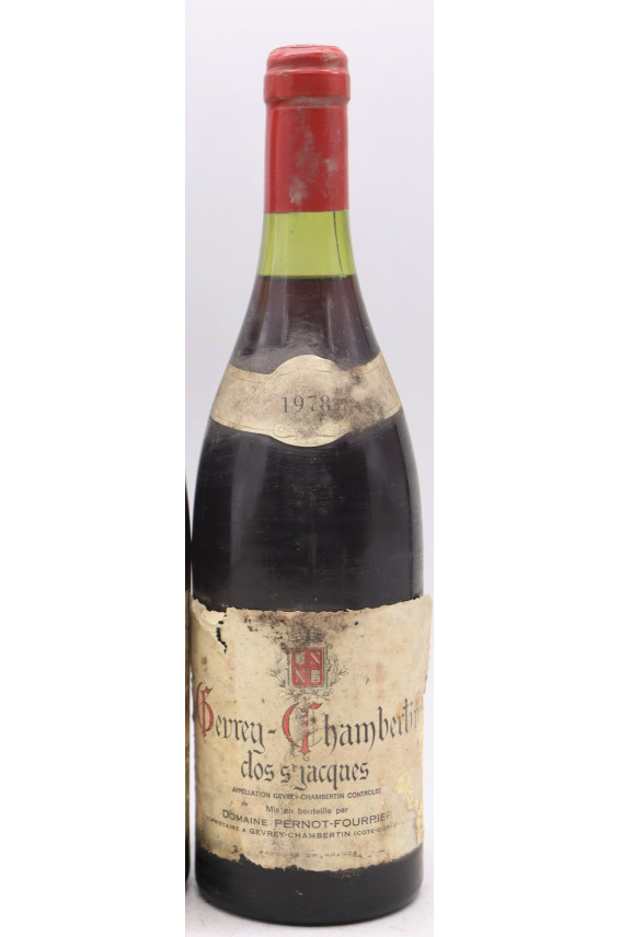 Pernot Fourrier Gevrey Chambertin 1er cru Clos Saint Jacques 1978 - PROMO -5% !