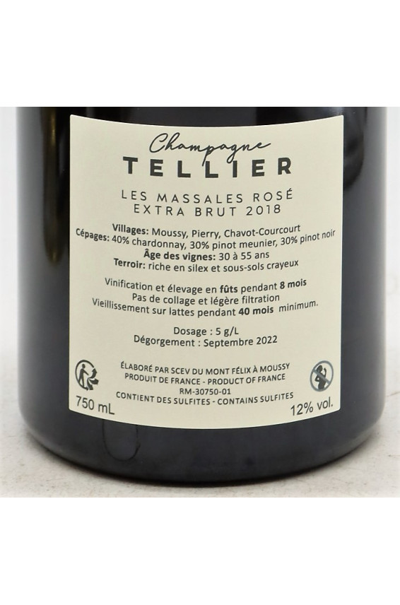 Tellier Les Massales Extra Brut Rosé 2018