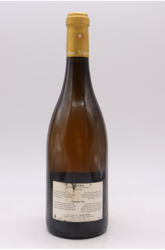 Vincent Carême Vouvray Moelleux Première Trie 2009