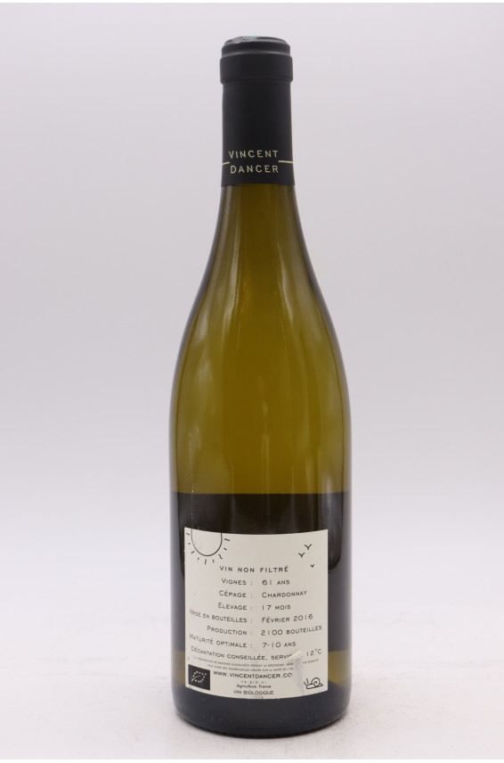 Vincent Dancer Chassagne Montrachet 1er cru Tête du Clos 2014