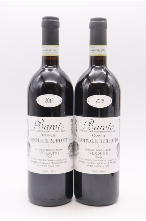 Comm G B Burlotto Barolo Cannubi 2012