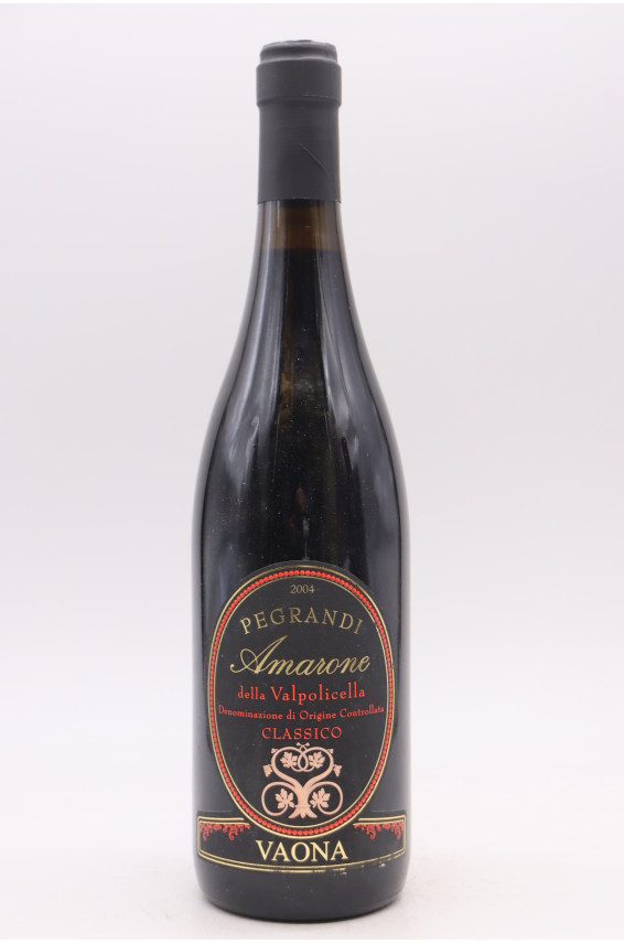 Pegrandi Amarone della Valpolicella Classico Vaona 2004