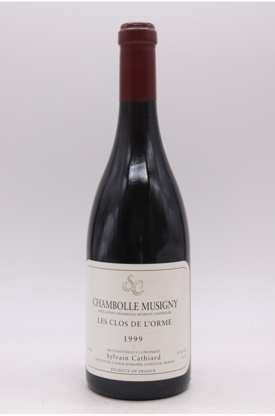 Sylvain Cathiard Chambolle Musigny Les Clos de l'Orme 1999