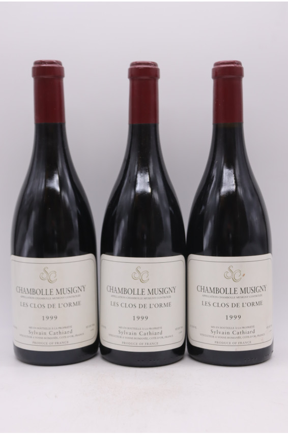 Sylvain Cathiard Chambolle Musigny Les Clos de l'Orme 1999