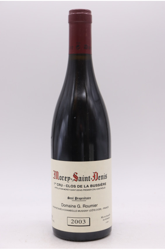 Georges Roumier Morey Saint Denis 1er cru Clos de la Bussière 2003