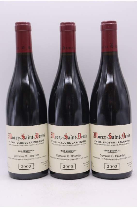 Georges Roumier Morey Saint Denis 1er cru Clos de la Bussière 2003