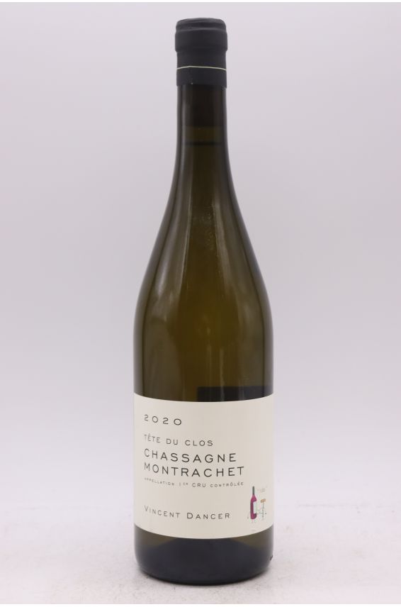 Vincent Dancer Chassagne Montrachet 1er cru Tête du Clos 2020