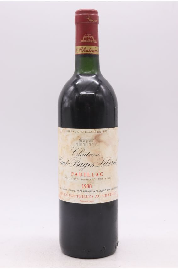 Haut Bages Libéral 1988