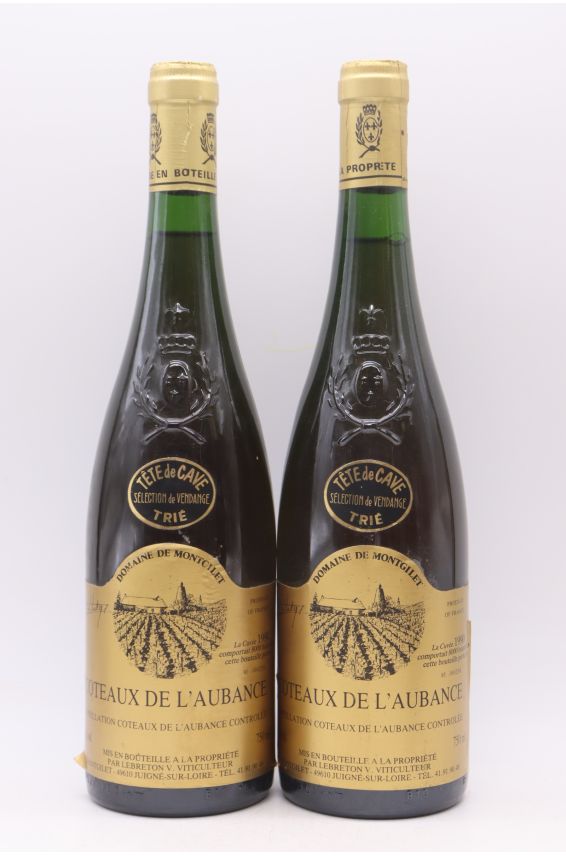 Montgilet Côteaux de l'Aubance Tête de Cave Trié Sélection de Grains Nobles 1990