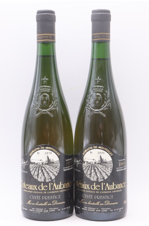 Montgilet Côteaux de l'Aubance Cuvée Prestige Sélection de Grains Nobles 1989