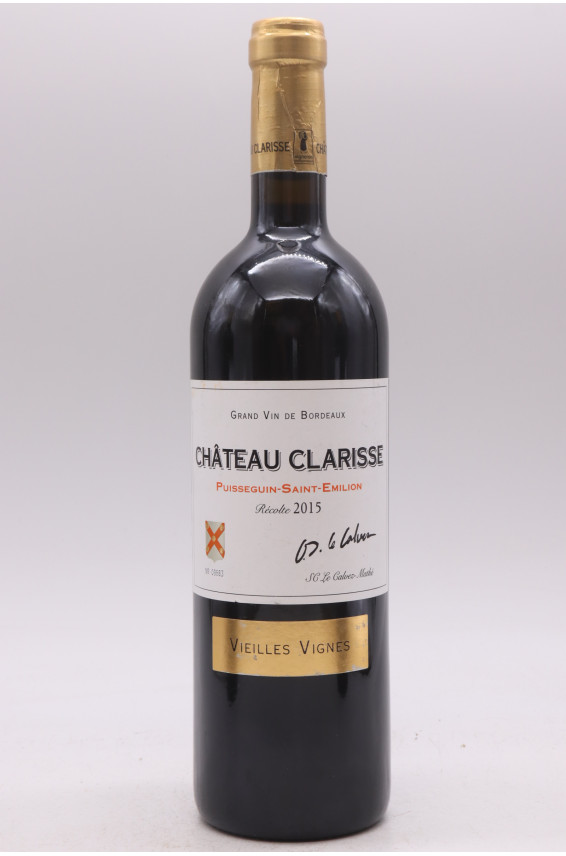 Clarisse Puisseguin Saint Emilion Vieilles Vignes 2015