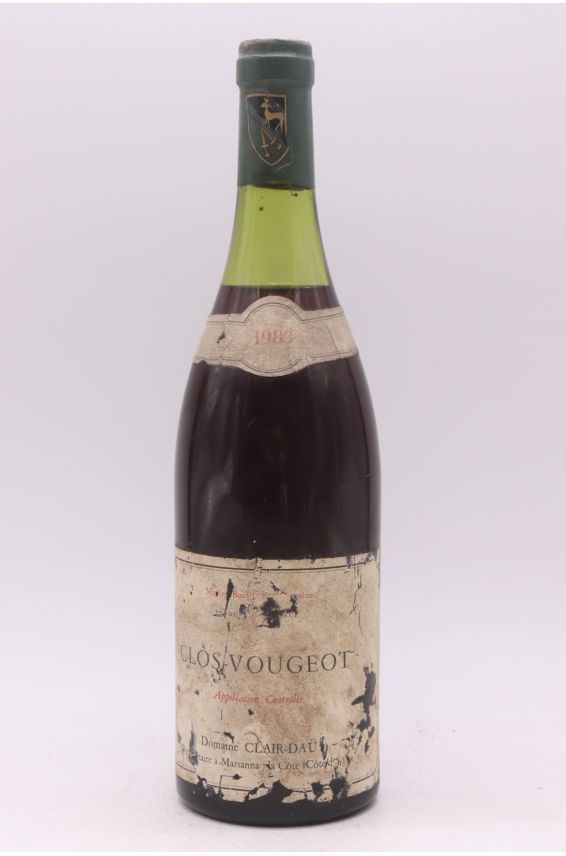 Clair Dau Clos Vougeot 1983 - PROMO -5% !