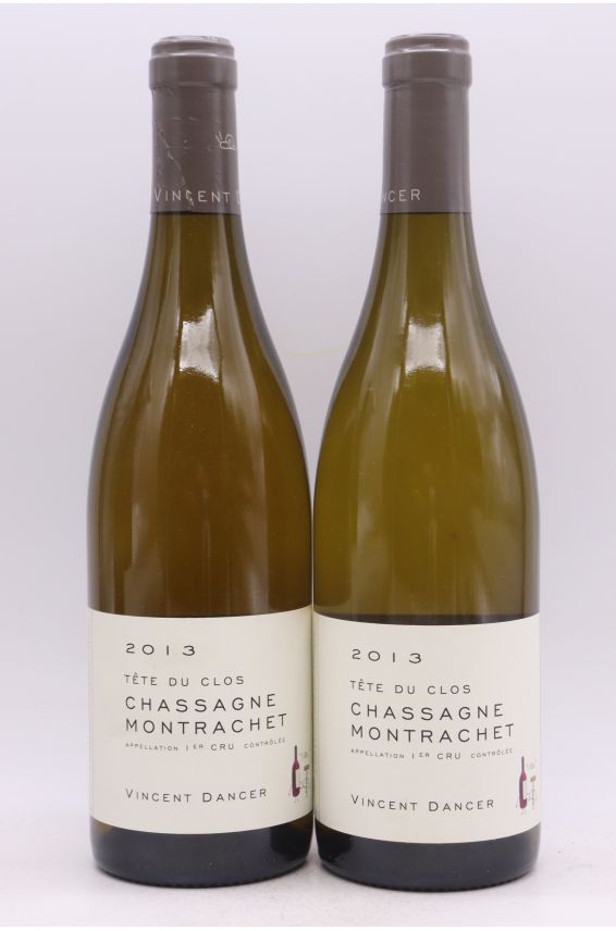 Vincent Dancer Chassagne Montrachet 1er cru Tête du Clos 2013