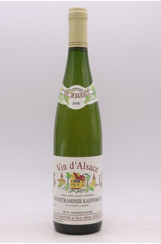 Victor Gaertner Alsace Gewurztraminer Kaefferkopf 1998