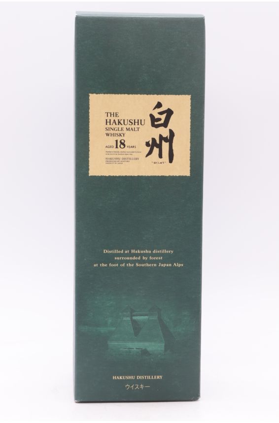 Hakushu Single Malt Whisky 18 ans d'âge 70cl