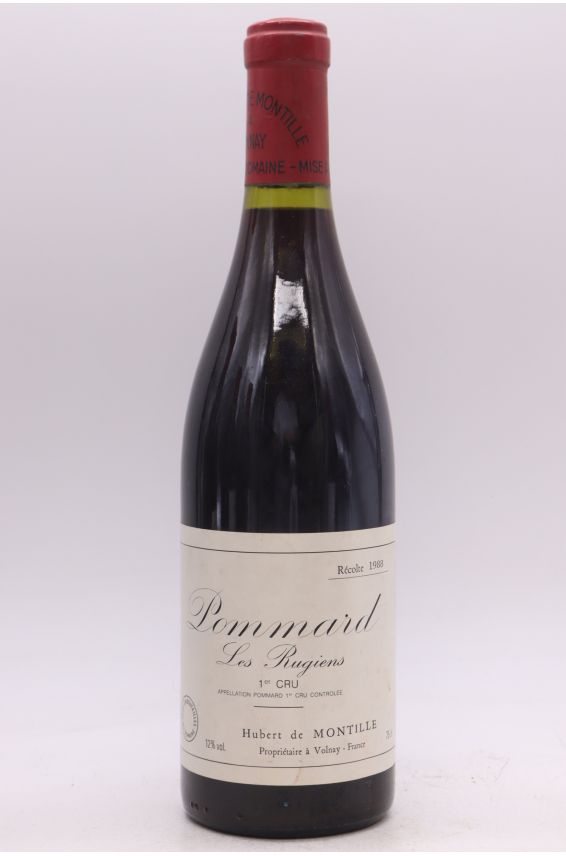 De Montille Pommard 1er cru Les Rugiens 1988