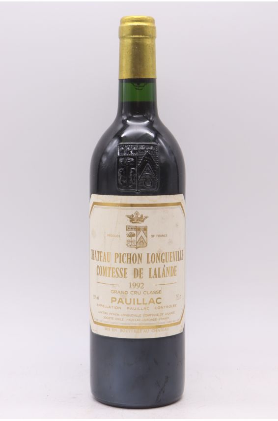 Pichon Longueville Comtesse de Lalande 1992