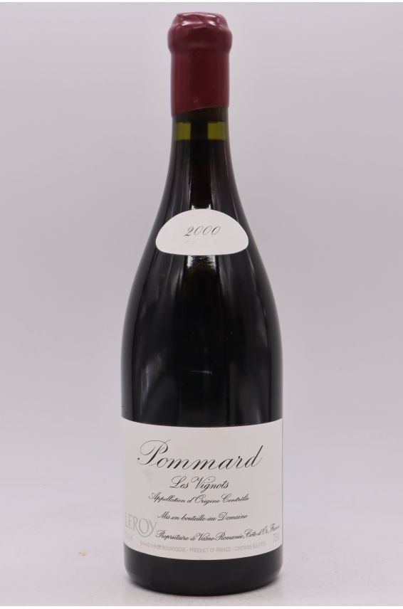 Domaine Leroy Pommard Les Vignots 2000