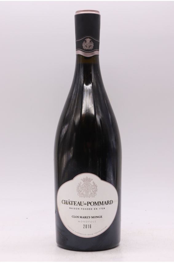 Château de Pommard Clos Marey Monge Monopole 2016