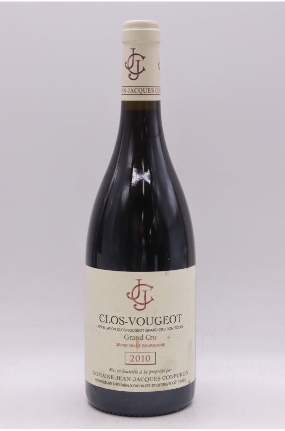 Jean Jacques Confuron Clos Vougeot 2010