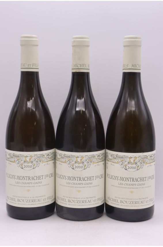 Michel Bouzereau Puligny Montrachet 1er cru Les Champs Gains 2010