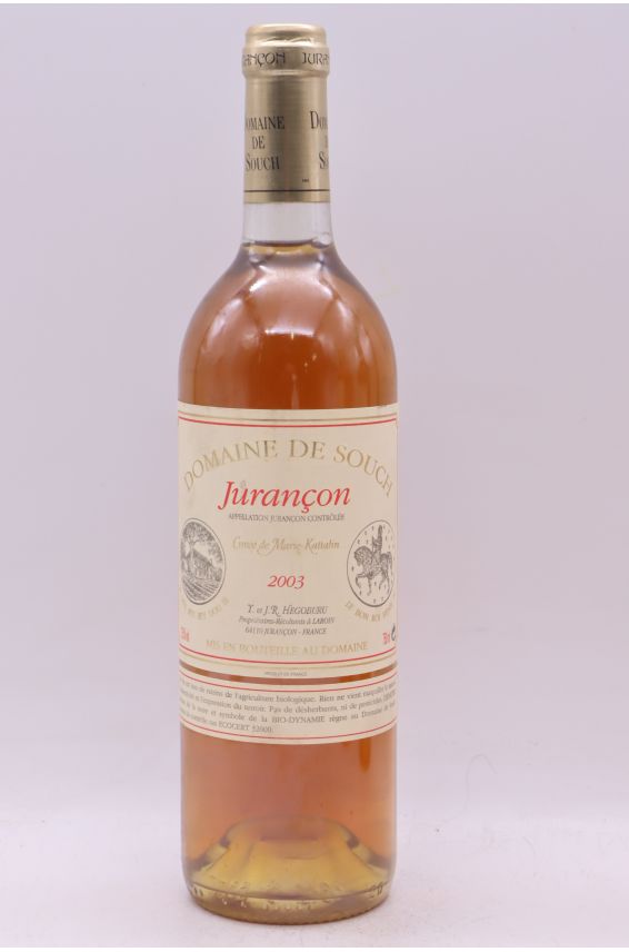 Souch Jurançon Cuvée de Marie Kattalin 2003