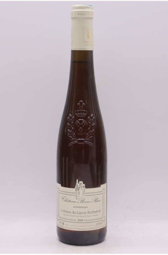 Pierre Bise Côteaux du Layon Rochefort Les Rayelles 2005 50cl