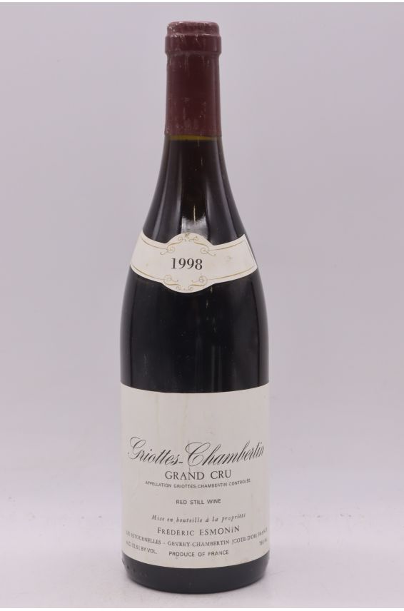 Frédéric Esmonin Griottes Chambertin 1998