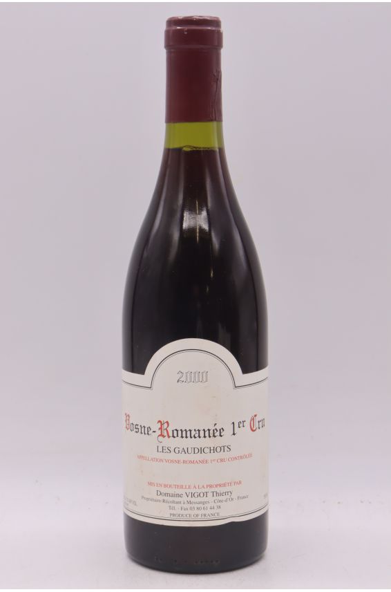 Thierry Vigot Vosne Romanée 1er cru Les Gaudichots 2000