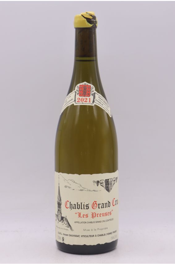 Vincent Dauvissat Chablis Grand cru Les Preuses 2021 - PROMO -5% !