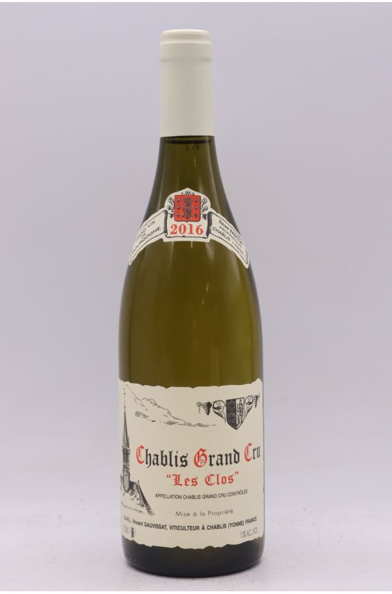 Vincent Dauvissat Chablis Grand Cru Les Clos 2016