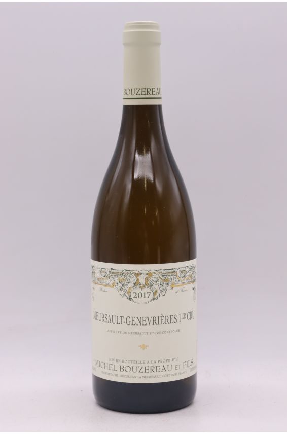 Michel Bouzereau Meursault 1er Cru Les Genevrières 2017