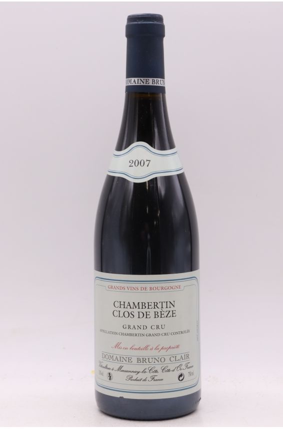 Bruno Clair Chambertin Clos de Bèze 2007