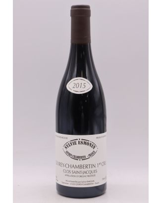 Sylvie Esmonin Gevrey Chambertin 1er cru Clos Saint Jacques 2015