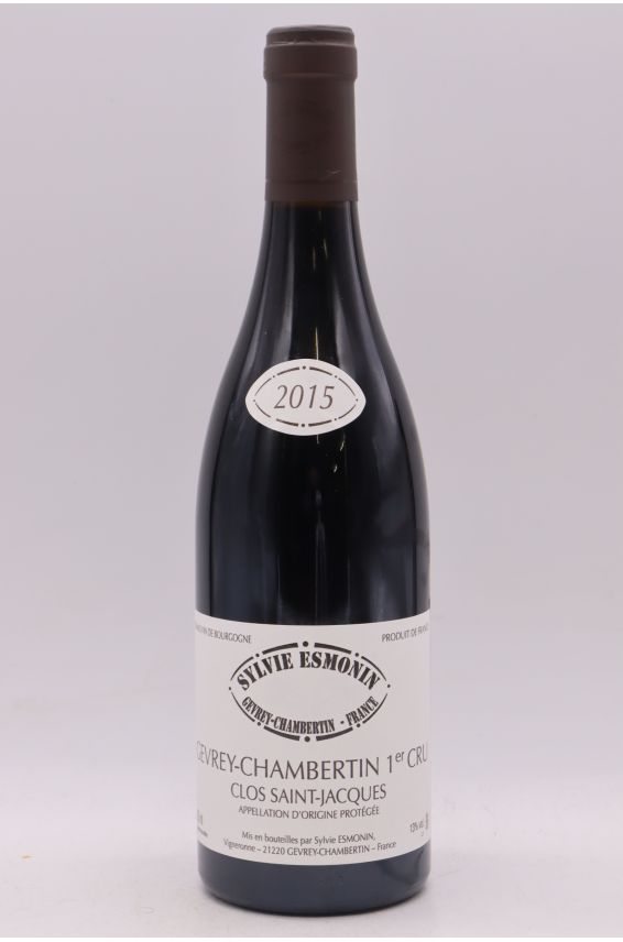 Sylvie Esmonin Gevrey Chambertin 1er cru Clos Saint Jacques 2015