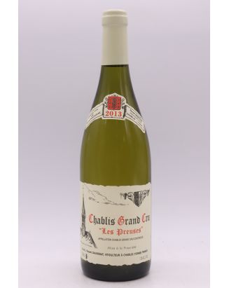 Vincent Dauvissat Chablis Grand cru Les Preuses 2013