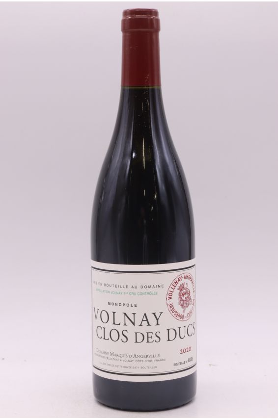 Marquis d'Angerville Volnay 1er cru Clos des Ducs 2020