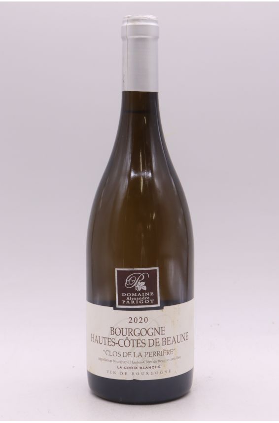 Parigot Hautes Côtes de Beaune Clos de la Perrière La Croix Blanches 2020 blanc