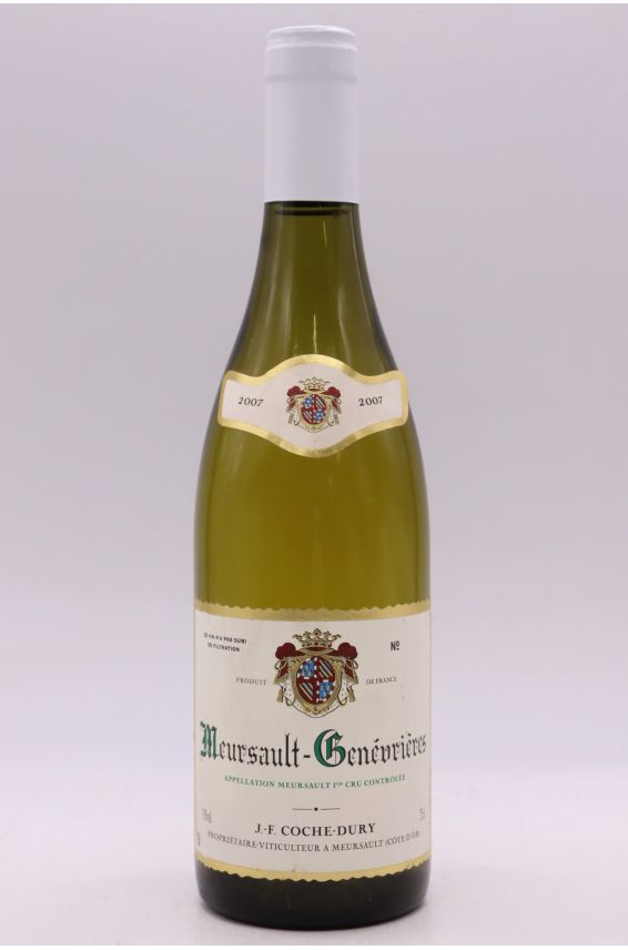 Coche Dury Meursault 1er cru Genevrières 2007