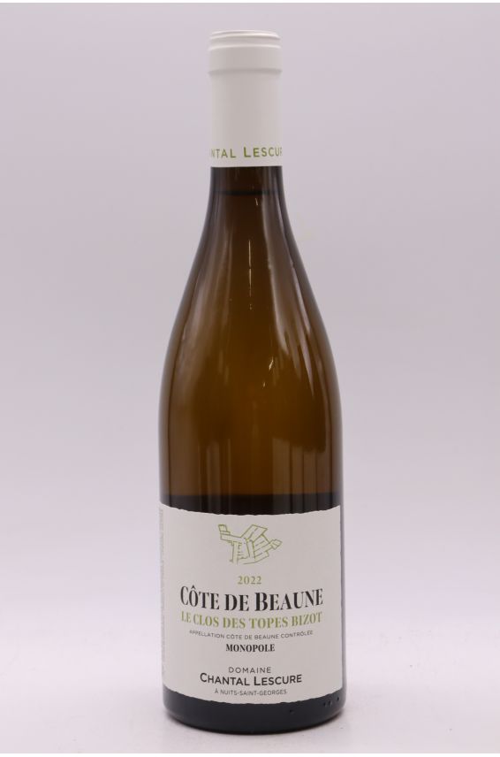 Chantal Lescure Côte de Beaune Le Clos des Topes Bizot 2022 Blanc