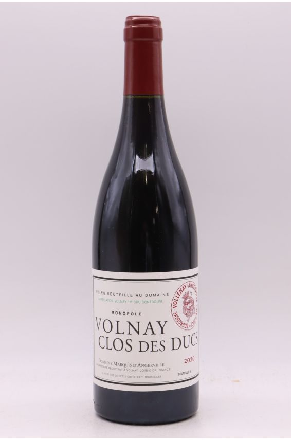 Marquis d'Angerville Volnay 1er cru Clos des Ducs 2020