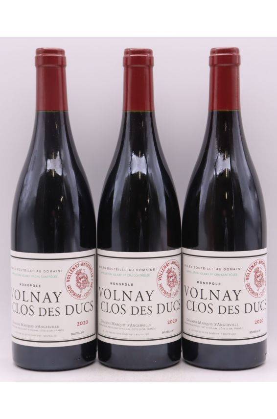 Marquis d'Angerville Volnay 1er cru Clos des Ducs 2020