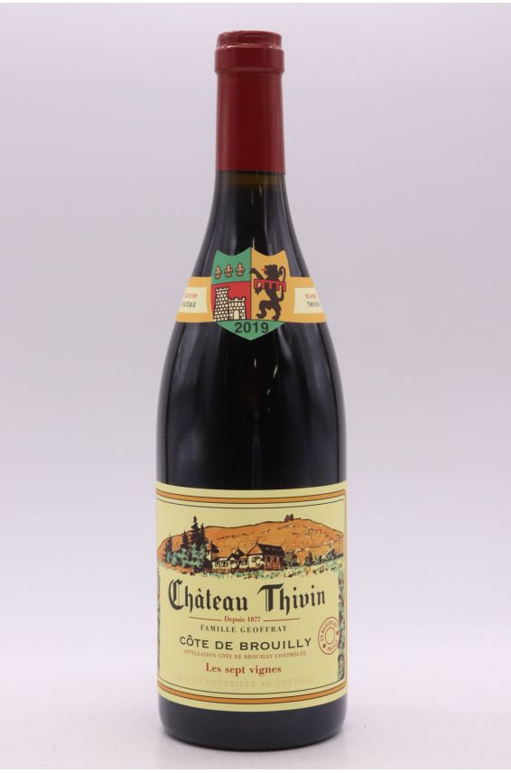 Château Thivin Côte de Brouilly Les 7 Vignes 2019