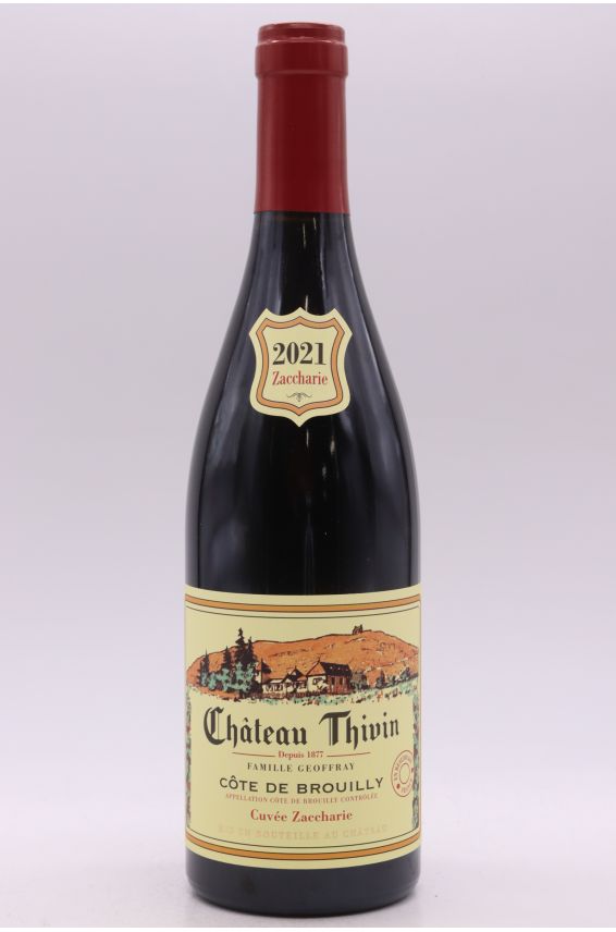 Château Thivin Côte de Brouilly Zaccharie 2021